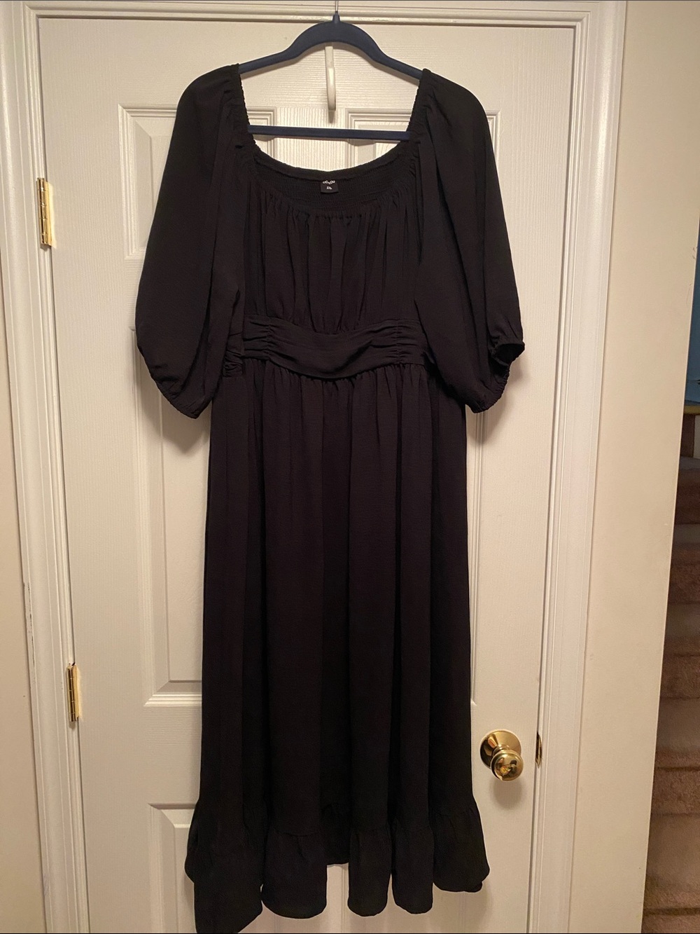 Cicidudu Black Dress with Smocked Back…size 2XL